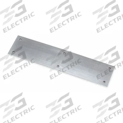 ROCKWOOD Door Push Plate: 4 in Wd, 16 in Ht - Standard Push Plates