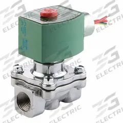 REDHAT Solenoid Valve: 2-Way, Normally Closed, 1 in Pipe Size, 120V AC, Explosion Proof/Watertight (MPN EF8210G089). Key specifications — Pipe Size: 1 in; Voltage: 120V AC; Brand: REDHAT; Coil Enclosure: Explosion Proof.