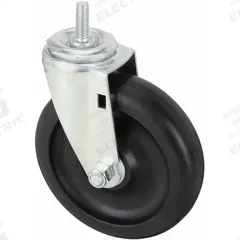 APPROVED VENDOR Stem Caster: Swivel, 5 in Wheel Dia., 1 1/4 in Wheel Wd, Polyolefin, 1 in Stem Lg (MPN 32J865). Key specifications — Brand: APPROVED VENDOR; Thread Size: 3/8"-16; Roll Up: Swivel.