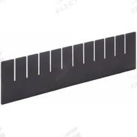 LEWISBINS Divider: 15 1/4 in x 4 1/2 in, Plastic, DC2050-XL (MPN DV1650 XL). Key specifications — Material: Plastic; Color: Black; Compatible Manufacturer Model Number: DC2050-XL; Brand: LEWISBINS.