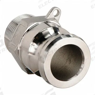 APPROVED VENDOR Cam and Groove Adapter: 1 in Coupling Size, 1 in -11-1/2 Thread Size - Type F Stainless Steel Cam & Groove Fittings