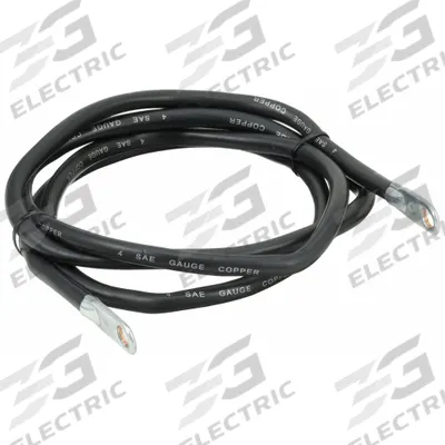 ROAD POWER Battery Cable with Lugs: Switch to Start Cable, 4 ga Wire Size, 68 in Overall Lg - Switch to Start Cables