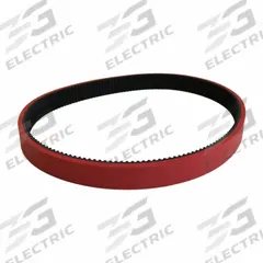 MEGADYNE Belt for Matrix Equipment: Matrix, Vertical Form-Fill-Seal, 160 Teeth, HTD, 5 mm Pitch, Red (MPN 800-5M-25-ML). Key specifications — Belt Coating: Latex; Belt Material: Neoprene; Belt Section: HTD; Color: Red; Industry Number: 800-5M-25-ML; Reinforcing Cord Material: Fiberglass.