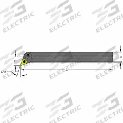 ULTRA-DEX USA Indexable Boring Bar: A24U MDQNL4 (MPN 957-000-191). Key specifications — attr257292: A24U MDQNL4.