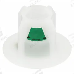 CHICAGO FAUCETS Insert: 1.5 gpm Flow Rate, Laminar Flow Outlet, Plastic, Green/White Finish, Male (MPN 50-043KJKABNF). Key specifications — Material: Plastic; Product Type: Insert; Connection Size: 19/32"; Brand: CHICAGO FAUCETS.