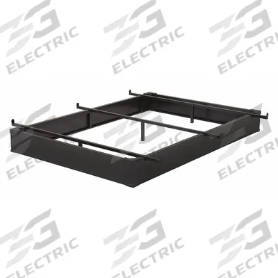 RIZE Bed Base: California King Fits Mattress Size, 7 1/2 in Overall Ht, Metal - Hospitality Bed Bases