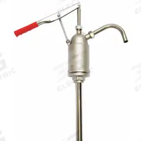 ACTION PUMP Hand Pump: Lever Action, Pump with Spout, 304 Stainless Steel Housing, 12 oz per stroke (MPN 5500). Key specifications — Brand: ACTION PUMP; Housing Material: 304 Stainless Steel; Maximum Flow Rate: 12 oz per stroke; Suction Tube Material: SS; Seal Material: PTFE.