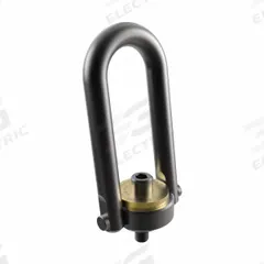 JERGENS Hoist Ring: Pivot/Swivel, Black Oxide-Coated Steel, M16-2.00, Max. 4,185 lb, Pulling (MPN 23565). Key specifications — Brand: JERGENS; Thread Size: M16-2.00; Operation: Pulling.