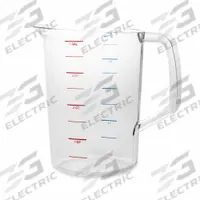 RUBBERMAID COMMERCIAL PRODUCTS Measuring Cup: Dry/Liquid, 4 qt Capacity, Polycarbonate, Clear (MPN FG321800CLR). Key specifications — Dry/Liquid: Liquid; Material: Polycarbonate; Color: Clear; Brand: RUBBERMAID COMMERCIAL PRODUCTS; NSF Certified: Yes; Graduation Subdivisions: 4 qt.