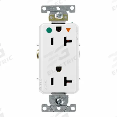 LEVITON Isolated Ground Duplex Receptacle Outlet: Hospital Grade, Duplex, 5-20R - General Purpose Receptacles
