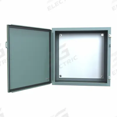 HAMMOND Electrical Enclosure: Steel, 24 in x 24 in x 12 in, NEMA 12/13, w/Panel - Steel Dust-Tight Enclosures