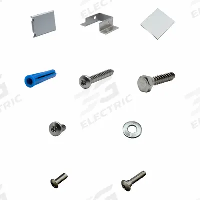 HADRIAN Headrail in Corner Kit Bracket: Stainless Steel - Brackets, Alcove Clips & Channels for Bathroom Partitions