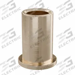 Flanged Sleeve Bearing: Bronze, SAE 841, 5/16 in Bore, 7/16 in OD, 3/4 in Lg, -35°F to 300°F, 10 PK (MPN FF413-03B). Key specifications — System of Measurement: Inch; Material Grade: SAE 841; Flange Type: Flanged; Brand: OILITE.