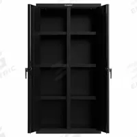 STRONG HOLD Cabinet: 36 in x 24 in x 72 in, Swing Handle & Electronic Lock/Keyed Lock/Padlock Hasp (MPN 36-DS-246-P). Key specifications — attr62698: Black; attr62736: Welded; attr62693: Assembled; attr62737: Mobile; attr62694: Adjustable; attr62696: Steel; attr62689: STRONG HOLD; attr62733: Electronic Lock.