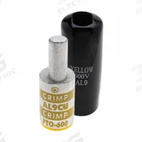 POLARIS Compression Pin Terminal: 400 kcmil Pin Size, Offset Pin Orientation (MPN PTO-600). Key specifications — Brand: POLARIS; For Conductor Material: Aluminum.