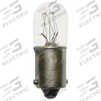 APPROVED VENDOR Incandescent Bulb: Incandescent, Miniature Bayonet (BA9s), (T) Tubular, T3-1/4 (MPN 130VMB-1). Key specifications — Light Color: White; Trade Number: 130VMB-1; Voltage: 130V AC; Brand: APPROVED VENDOR; Bulb Shape: T3-1/4.