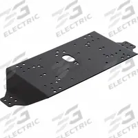 BUYERS PRODUCTS Mounting Bracket: Mounting Bracket, Black, Steel, 20 3/8 in Lg, 1 5/8 in Ht, 8 in Wd (MPN 851463). Key specifications — Color: Black; Brand: BUYERS PRODUCTS; Compatible with Manufacturer Model Number: GuardDoggs; Material: Steel; Product Type: Mounting Bracket.