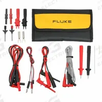 FLUKE Test Lead Kit: CAT II 300V/CAT III 1000V, Alligator Clip/Minigrabber/Std Probe, 4 7/8 ft Lg (MPN TLK287). Key specifications — Brand: FLUKE.