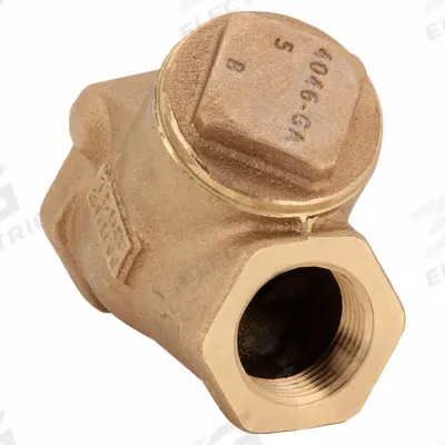 MILWAUKEE VALVE Swing Y Check Valve: Swing, Y-Style Valve Body, 1 in Pipe Size, FNPT x FNPT - Bronze Y Swing Check Valves