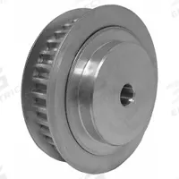 DAYTON Timing Pulley: Trapezoidal, Plain, For T5 Timing Belt Section, For 10 mm Belt Wd, 36 Teeth (MPN 21T5/36-2). Key specifications — Brand: DAYTON; Tooth Profile: Trapezoidal; Finish: Plain.