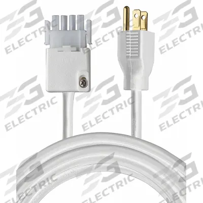 LITHONIA LIGHTING Power Cord: 72 in Lg, 2 in Wd, 4 in Ht - Cords & Wiring for Bay Lights