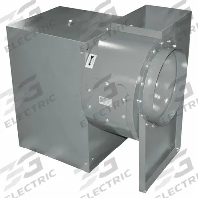 Dayton Utility Exhaust Blower: Belt Drive - Kitchen Air Belt-Drive Blowers without Drive