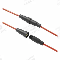 LITTELFUSE In-Line Fuse Holder: Non-Rejection Block Style, 1 Pole, 350 V AC Rating, Wire Leads (MPN 150274LXN). Key specifications — Compatible Fuse Series: 5x20mm; Brand: LITTELFUSE.