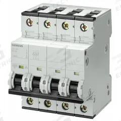 SIEMENS IEC Supplementary Protector: 2 A Amps, 72V DC, 10kA at 400V AC, Screw Clamp, C, 400V AC (MPN 5SY44027). Key specifications — Series: 5SY4; DC Voltage Rating: 72V DC; Max. AIR Rating: 10kA at 400V AC; Terminal Connection: Screw Clamp; Brand: SIEMENS.