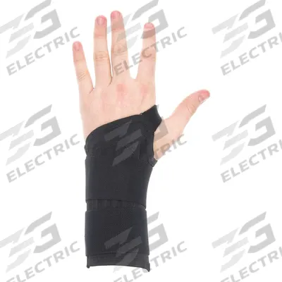 CONDOR Wrist Support: Ambidextrous, XL Ergonomic Support Size, Black - CONDOR Double Strap Wrist Support
