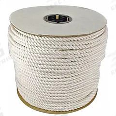 APPROVED VENDOR General Purpose Utility Rope: Twisted, 5/8 in Dia, 100 lb Working Load Limit, Cotton (MPN CTR106-01). Key specifications — Brand: APPROVED VENDOR; Rope Type: Dynamic.