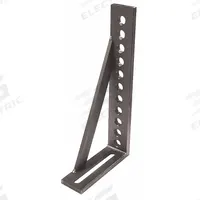 BUILDPRO Right Angle Bracket: 12 in Lg, 6 in Wd, 2 in Ht, 5 in Slot, 11 Holes (MPN T50330). Key specifications — Brand: BUILDPRO; Manufacturer Part Number: T50330; Slot Length: 5 in; Number of Holes: 11.