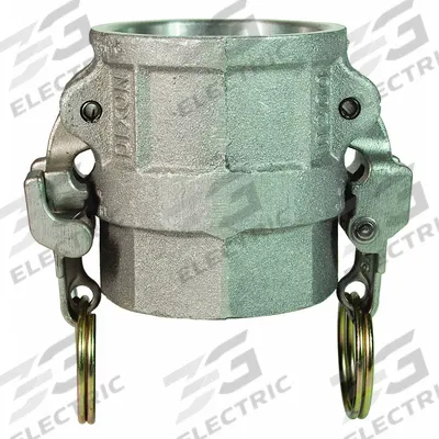 DIXON VALVE & COUPLING Cam and Groove Coupling: 6 in Coupling Size, 6 in Hose Fitting Size, 6 in -8 Thread Size - Type D Aluminum Cam & Groove Fittings