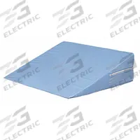 DMI Bed Wedge: Blue, 24 in Overall Lg, 24 in Overall Wd, 7 in Overall Ht, Cotton/Polyester, Foam (MPN 802-8026-0100)