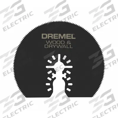 DREMEL Oscillating Tool Blade: 3 1/2 in Blade Wd, 2 15/16 in Overall Lg - Starlock Mounted Blades