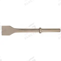 AMPCO Chisel: 1.125 in Shank Size, Hex, Round, 2 1/2 in Chisel Tip Wd, 18 in Overall Lg (MPN C-9B). Key specifications — attr294781: AMPCO; attr292728: Hex; attr292729: Round.