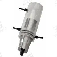 BRANSON Cup Horn Flow Thru: 3 in Overall Dia, 8 in Overall Lg, 3 1/2 in Overall Wd, Acrylic/Titanium (MPN 101-147-048). Key specifications — attr1039632: Cup Horn Flow Thru; attr1039623: SFX250; attr1039628: Acrylic; attr1039635: BRANSON.