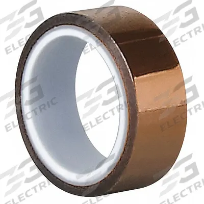 3M Electrical Tape: 3/4 in Wd, 5 yd Lg, 2.7 mil Thick, Polyimide Film, Silicone - High-Temperature Electrical Tape