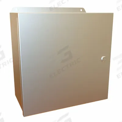 HAMMOND Electrical Enclosure: Stainless Steel, 12 in x 12 in x 6 in, NEMA 12/13/3R/4/4X - Stainless Steel Enclosures