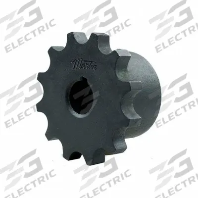 MARTIN Chain Shaft Coupling Hub: 40, Steel, 7/8 in Bore Dia, 3/16 in x 3/32 in Keyway Size - Keyed Bore Chain Coupling Sprockets