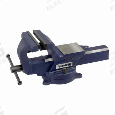 PALMGREN Industrial Duty Bench Pipe Vise: Covered, 6 in Jaw Face Wd, 6 1/2 in Max Jaw Opening - Combination Bench & Pipe Vises