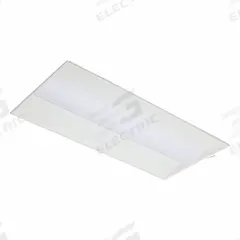 LITHONIA LIGHTING Recessed LED Fixture: 4 ft Lg, 2 ft Wd, 4,000 lm_5,000 lm_6,000 lm, 55 W (MPN STAKS 2X4 ALO6 SWW7). Key specifications — attr1261884: 120 to 277V AC; attr1261878: LITHONIA LIGHTING; attr1261883: (4) Lamp T8; attr1261870: 3500K; attr1261880: Yes.