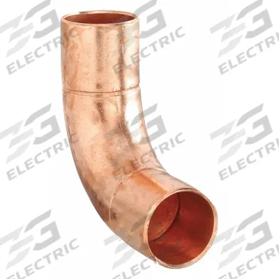 NIBCO Sweat Fitting Elbow: 2 in CTS x 2 in CTS, Cup x FTG, Wrot Copper (MPN 907-LT) - Drain, Waste & Vent Wrot Copper & Bronze Tube Fittings