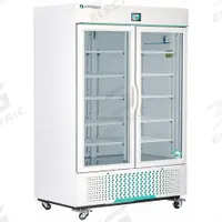 COREPOINT SCIENTIFIC Medical and Lab Refrigerator: 49 cu ft, Upright, 1°C to 10°C, Swing Glass (MPN NSWDR492WWG/0). Key specifications — Color: White; Alarm Type: Door Ajar; Manufacturer Part Number: NSWDR492WWG/0; Brand: COREPOINT SCIENTIFIC; Product Type: Medical and Lab Refrigerator; Door Type: Swing Glass; Refrigerant Type: R-290.