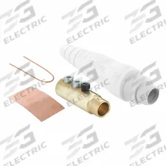 Single Pole Inline: Female, White, 600V AC/600V DC, 400 A, Double Set Screw Termination, 18 Series (MPN 18D33-UW). Key specifications — Gender: Female; Series: 18; Brand: LEVITON.