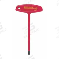 WIHA Hex Key: 0 Ball Ends, 3/8 in Tip Size, SAE, Long, Chrome Vanadium Molybdenum, Black Oxide, T (MPN 33487). Key specifications — attr1205521: WIHA; attr1205526: Black Oxide.