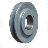 APPROVED VENDOR V-Belt Pulley: BK47, 1 Groove, 4.45 in OD, Bushed Bore, H/QT, Cast Iron. Key specifications — Pulley Industry Number: BK47; Pitch Diameter: 3.7 in (4L, A); For Belt Section (broad, with similar types): 4L, A, or AX.