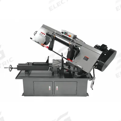 JET Band Saw: 10 in x 17 in, 50 to 275, 60° Left to 45° Right, 5.4 A, 3 Phase - Mitering Semi-Automatic Horizontal Band Saws