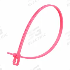 RETYZ Reusable Cable Tie: Blue, 6 in Lg, Max. 38 mm Bundle Dia., 18 lb Rated, 100 PK (MPN VRT-S06BL-TA). Key specifications — Outdoor Use: No; Color: Blue; Brand: RETYZ; Pack: Large Pack.