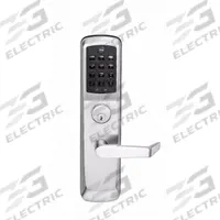 ASSA ABLOY ACCENTRA Electronic Keyless Lock: Push Button Keypad, ADA Compliant, Chrome (MPN AU-NTT613-NR). Key specifications — Product Type: Electronic Keyless Lock; Manufacturer Part Number: AU-NTT613-NR; Access Method: Push Button Keypad; Key Override Options: Mechanical.