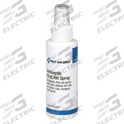 FIRST AID ONLY Topical Antiseptic Spray: Spray, Benzalkonium Chloride/Benzocaine - Spray Antiseptics